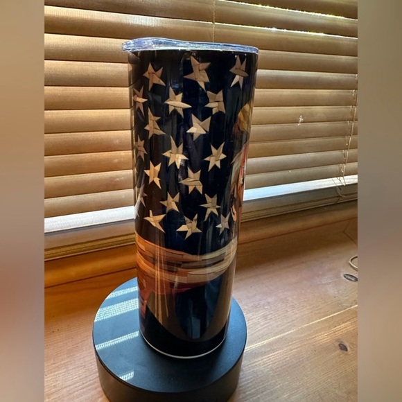 Trump Themed Tumbler | Patriotic Political Drinkware | Reusable Cup - Picture 3 of 3